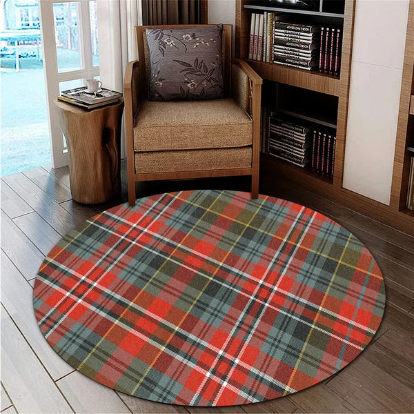 MacPherson Weathered Tartan Classic Round Carpet