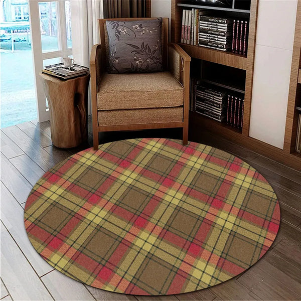 MacMillan Old Weathered Tartan Classic Round Carpet