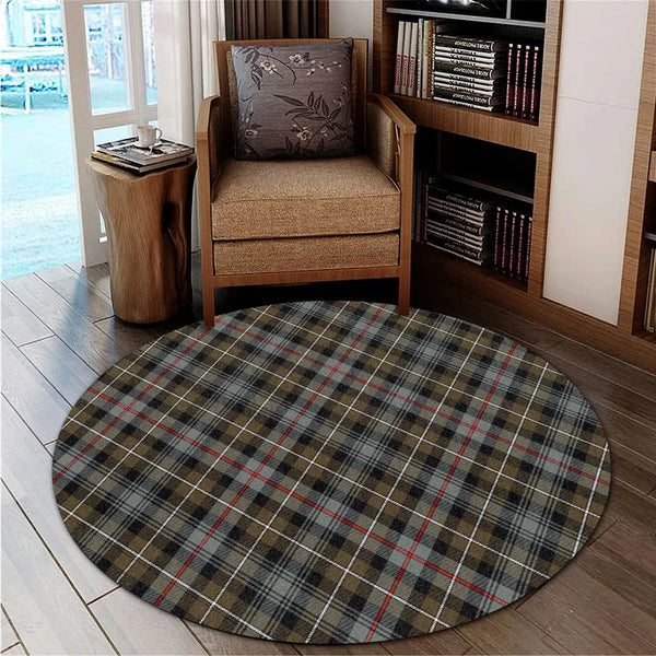 MacKenzie Weathered Tartan Classic Round Carpet