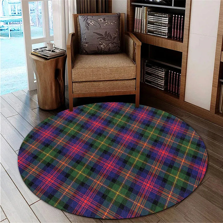 Logan Modern Tartan Classic Round Carpet