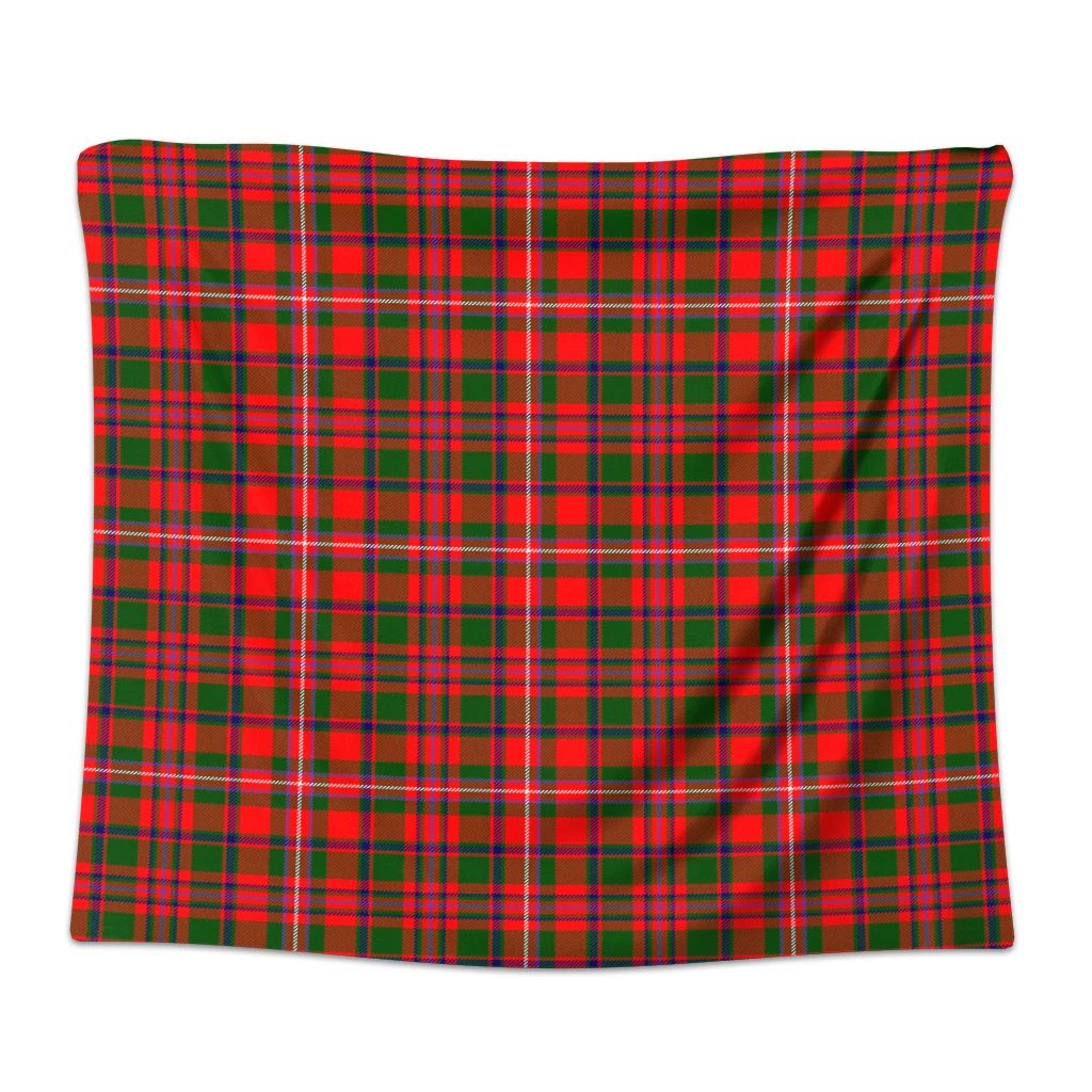 MacKinnon Modern Tartan Crest Wall Hanging Banner main image 0