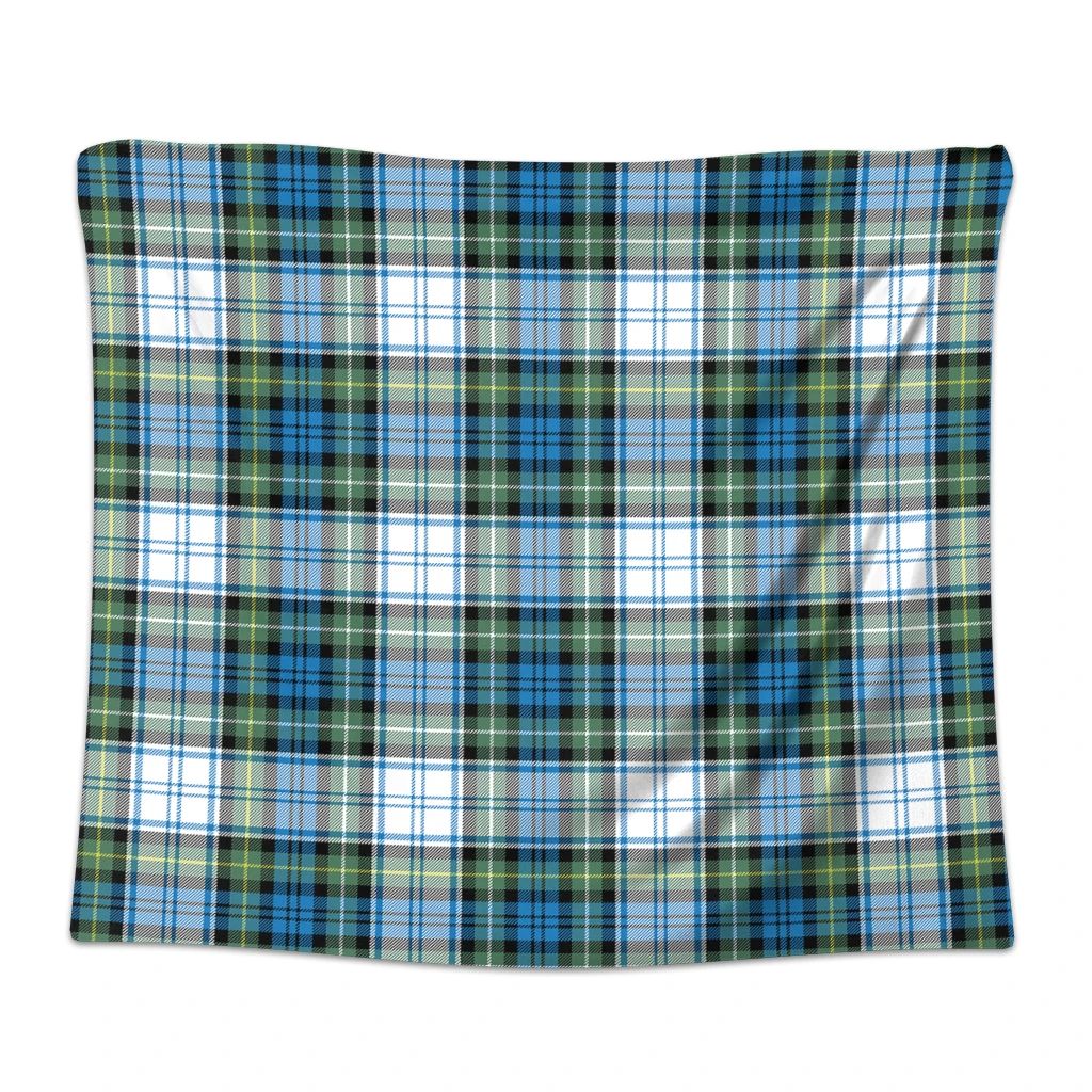 Campbell Dress Ancient Tartan Crest Premium Quilt - Gold Thistle Style