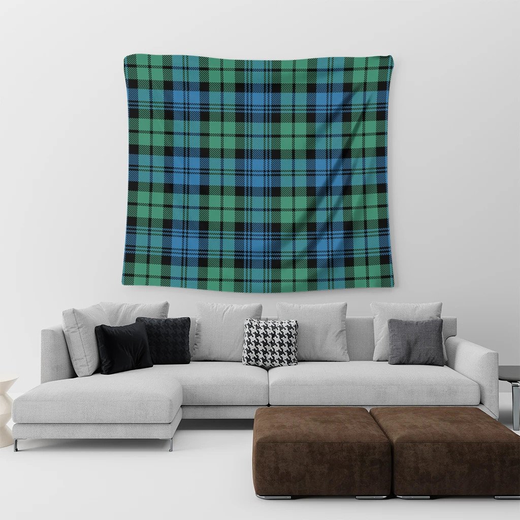 Henderson Ancient Tartan Crest Tapestry - Thistle Style