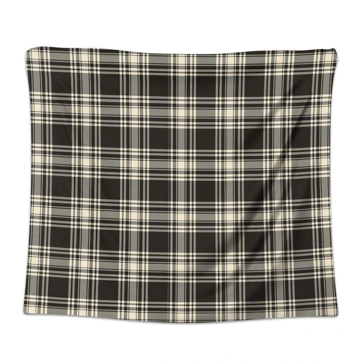 Menzies Black & White Ancient Tartan Classic Tapestry