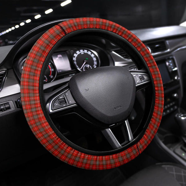 Fraser Weathered Tartan Steering Wheel Cover