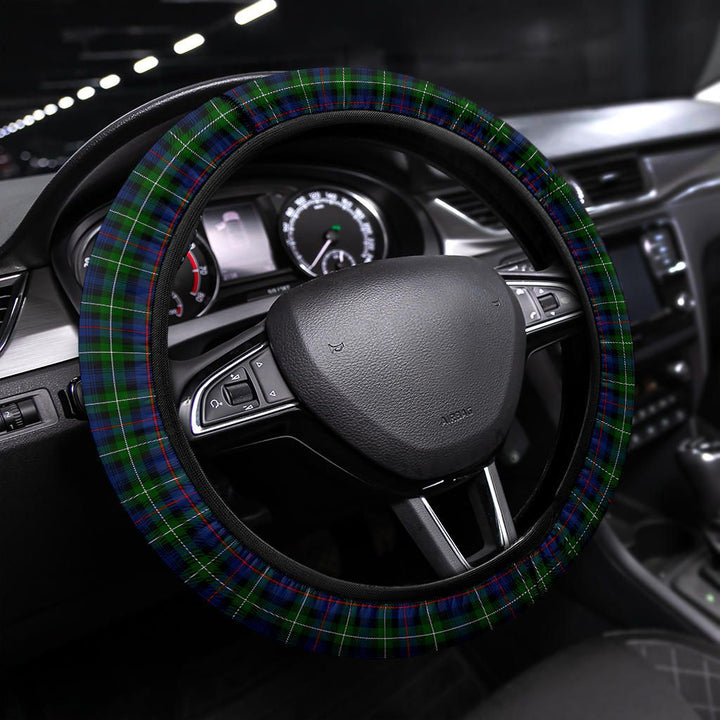 MacKenzie Modern Tartan Steering Wheel Cover
