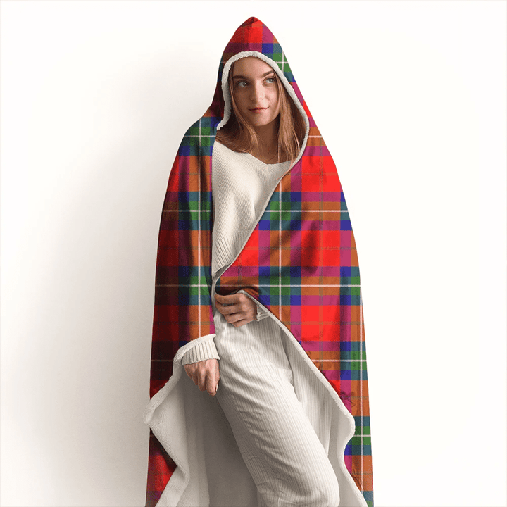 Ruthven Modern Tartan Classic Hooded Blanket