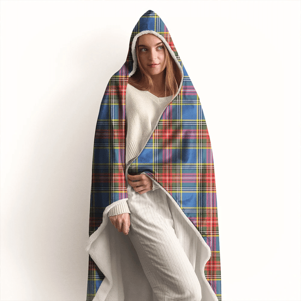 MacBeth Modern Tartan Classic Hooded Blanket