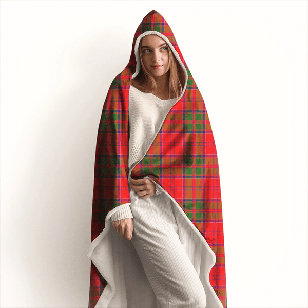 Grant Modern Tartan Classic Hooded Blanket