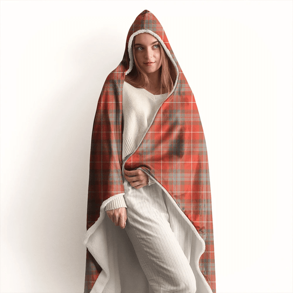 Fraser Weathered Tartan Classic Hooded Blanket