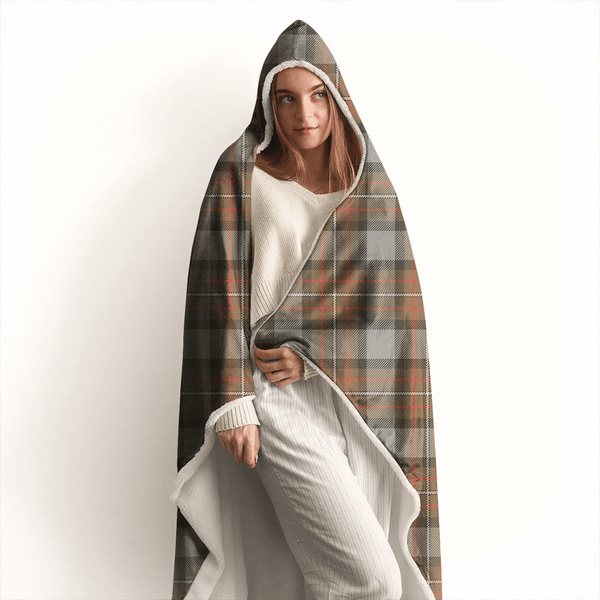 Fergusson Weathered Tartan Classic Hooded Blanket