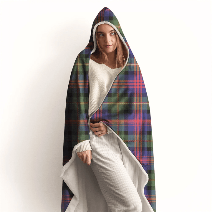 Logan Modern Tartan Classic Hooded Blanket