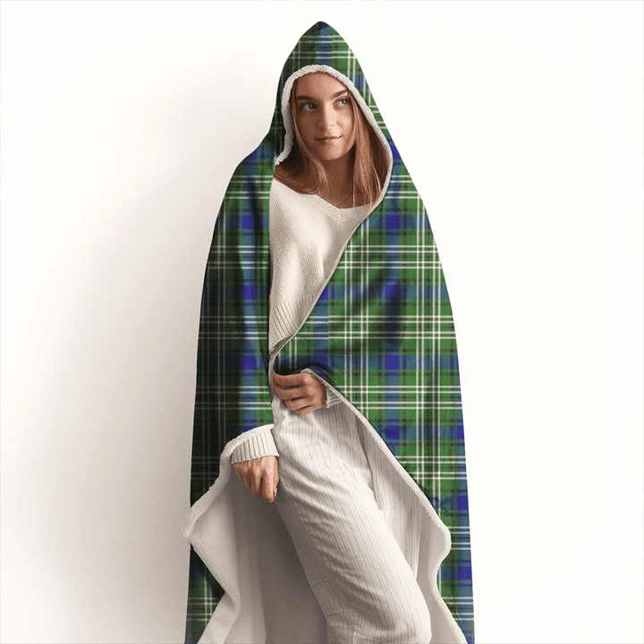 Tweedside District Tartan Classic Hooded Blanket
