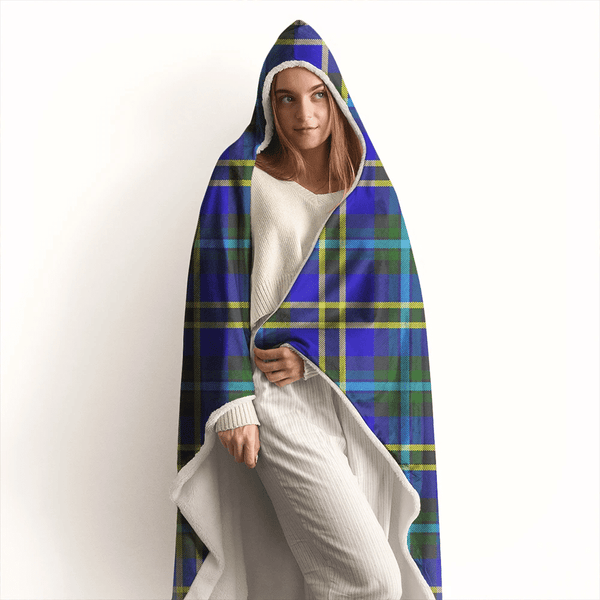 Weir Modern Tartan Classic Hooded Blanket