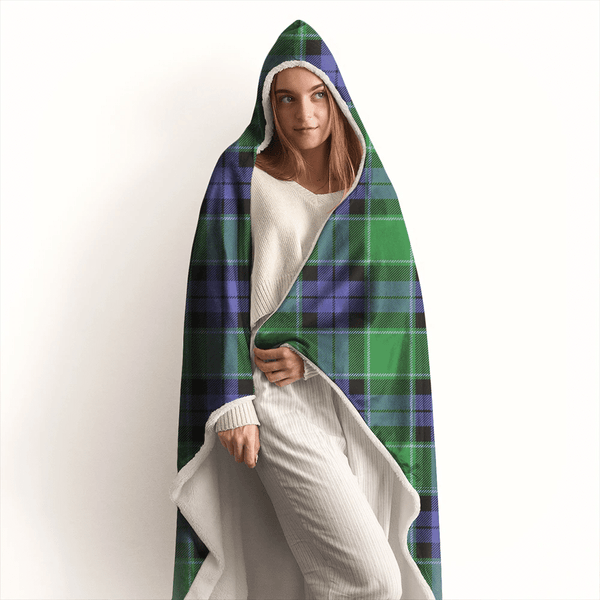 Graham of Menteith Modern Tartan Classic Hooded Blanket