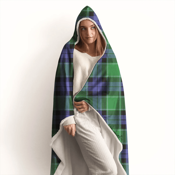 Graham of Menteith Modern Tartan Classic Hooded Blanket