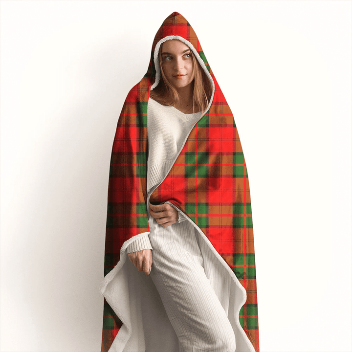 Dunbar Modern Tartan Classic Hooded Blanket