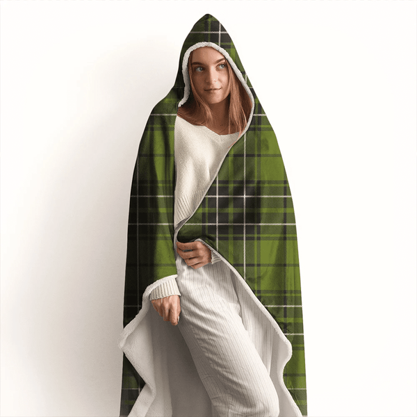 MacLean Hunting Ancient Tartan Classic Hooded Blanket