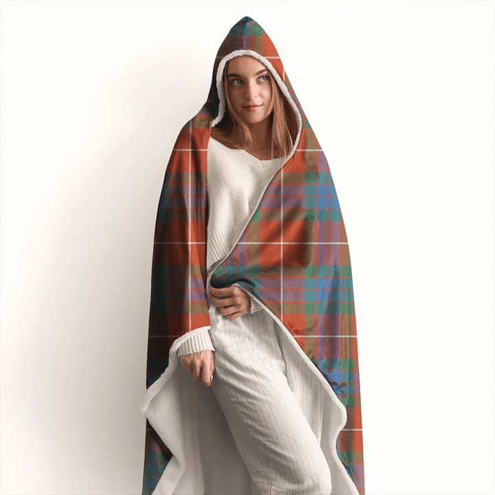 Fraser Ancient Tartan Classic Hooded Blanket