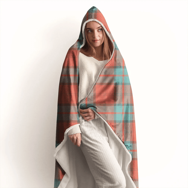 Dunbar Ancient Tartan Classic Hooded Blanket