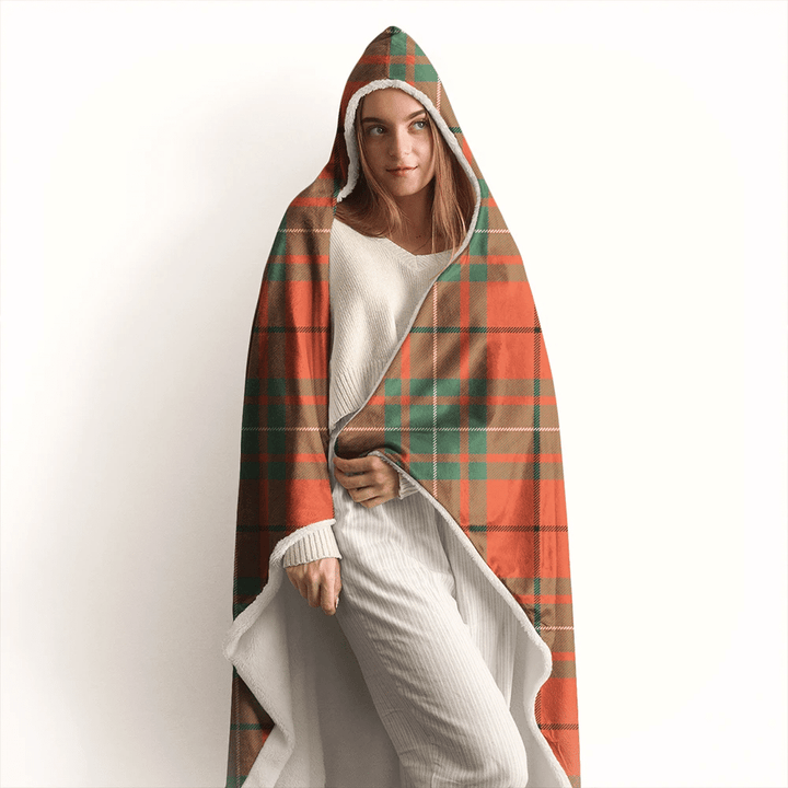 MacAulay Ancient Tartan Classic Hooded Blanket