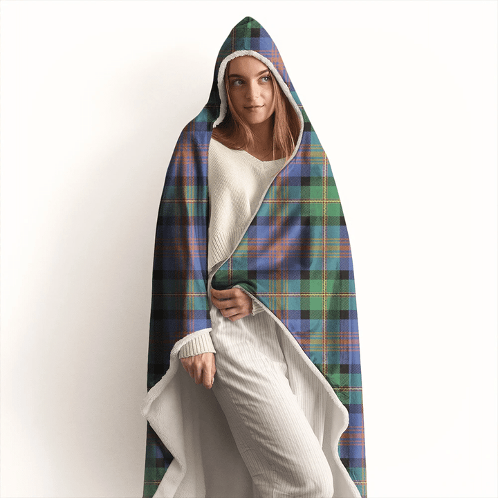 Logan Ancient Tartan Classic Hooded Blanket
