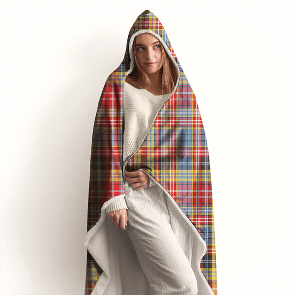 Drummond of Strathallan Tartan Classic Hooded Blanket