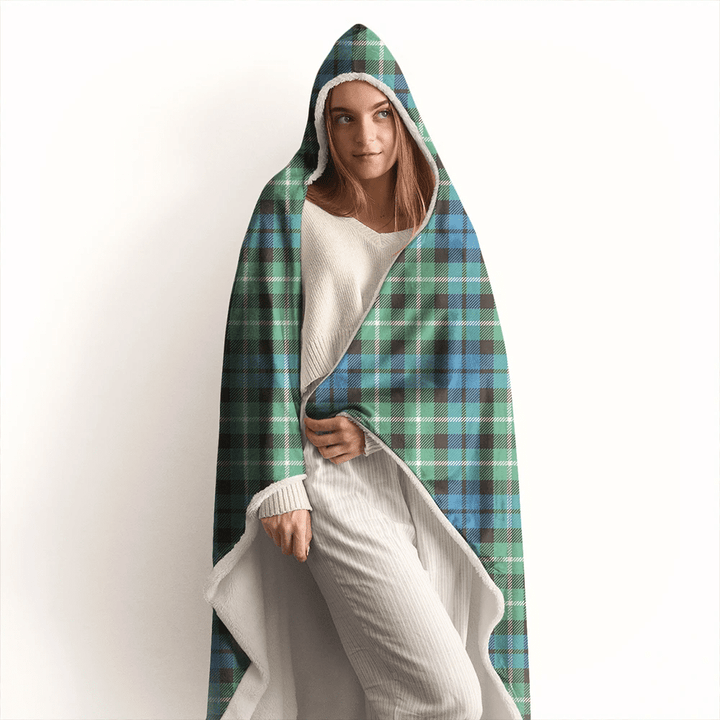 Graham of Montrose Ancient Tartan Classic Hooded Blanket