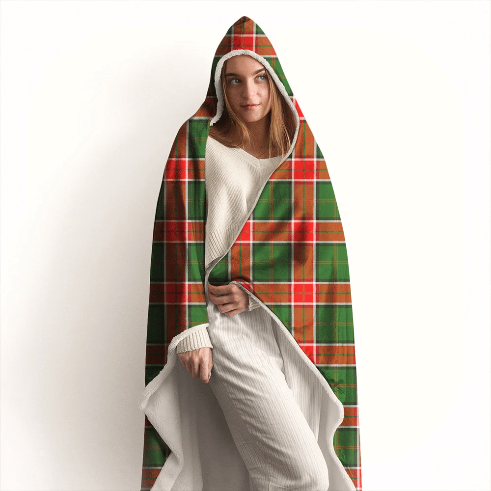 Monypenny Tartan Crest Premium Blanket - Celtic Stag style