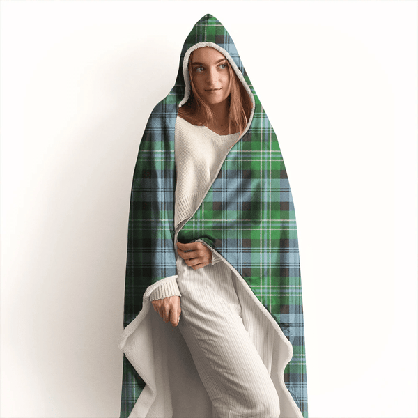 Arbuthnot Ancient Tartan Classic Hooded Blanket