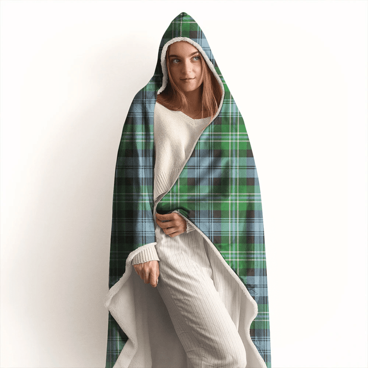 Arbuthnot Ancient Tartan Classic Hooded Blanket