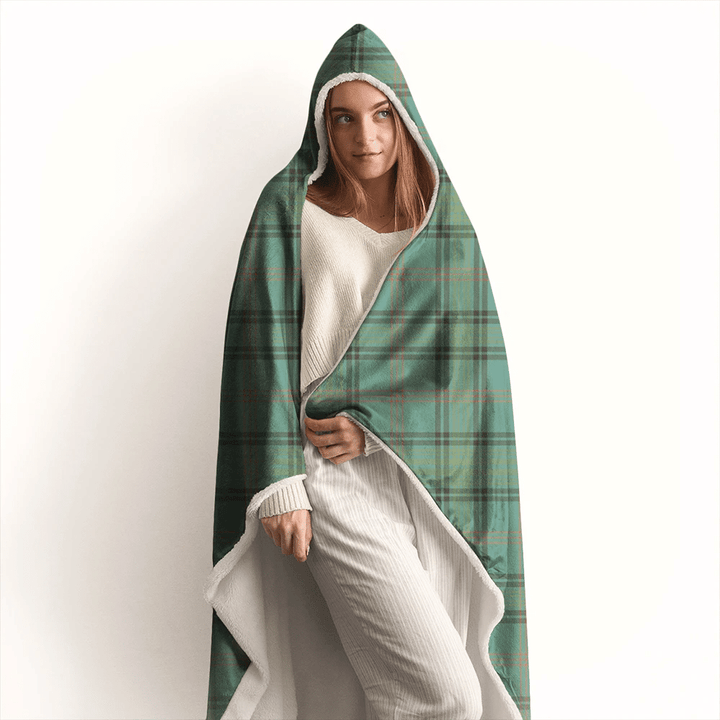 Ross Hunting Ancient Tartan Classic Hooded Blanket