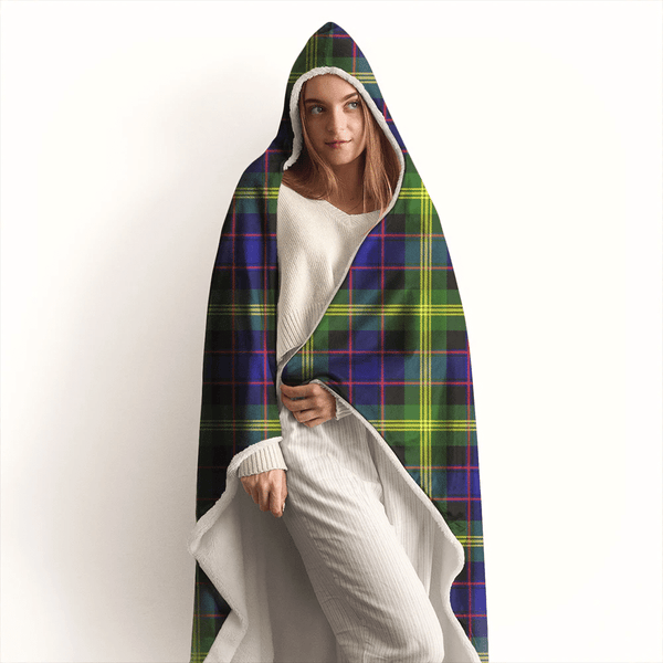 Watson Modern Tartan Classic Hooded Blanket
