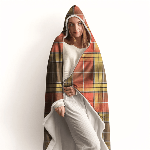 Buchanan Old Set Tartan Classic Hooded Blanket
