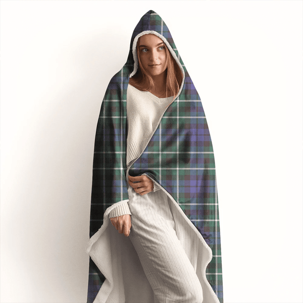 Graham of Montrose Modern Tartan Classic Hooded Blanket