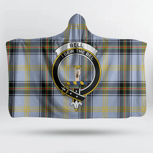 Bell of the Borders Tartan Classic Crest Hooded Blanket