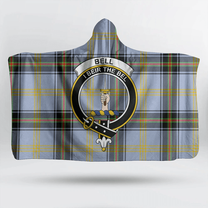 Bell of the Borders Tartan Classic Crest Hooded Blanket