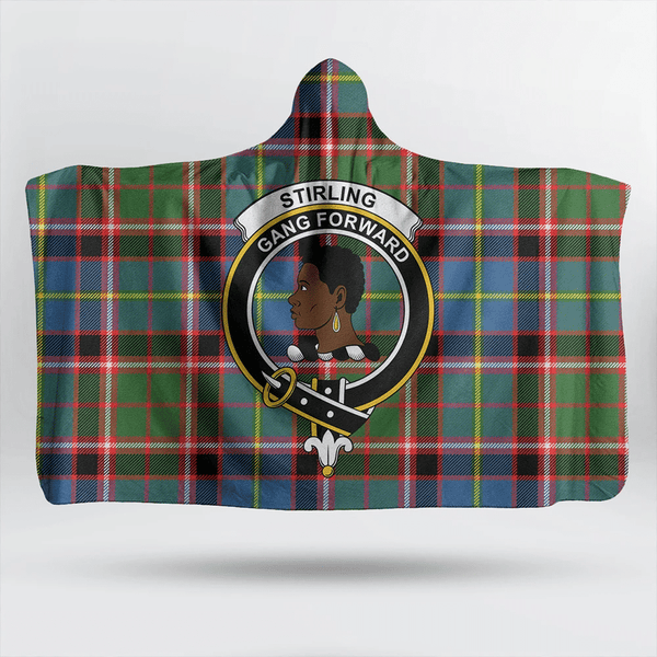 Morrison Red Ancient Tartan Classic Crest Hooded Blanket