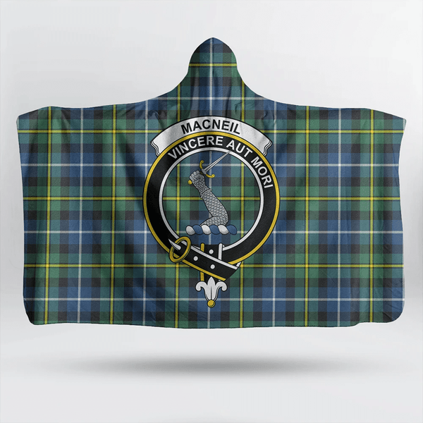 Wemyss Modern Tartan Classic Crest Hooded Blanket