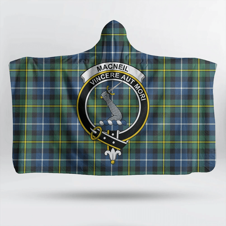 Wemyss Modern Tartan Classic Crest Hooded Blanket
