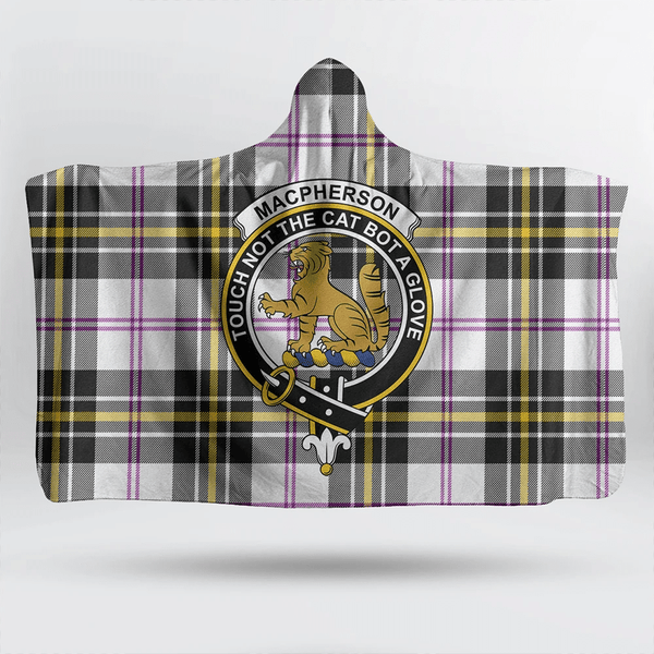 MacDonald of the Isles Hunting Modern Tartan Classic Crest Hooded Blanket