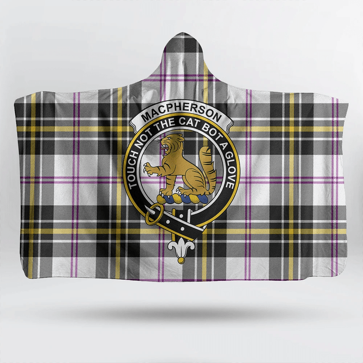 MacDonald of the Isles Hunting Modern Tartan Classic Crest Hooded Blanket