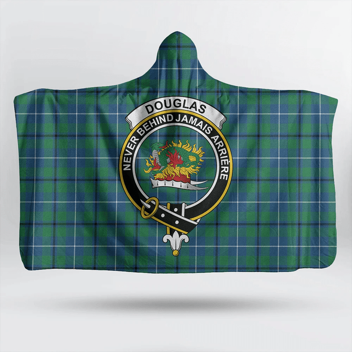 Douglas Ancient Tartan Classic Crest Hooded Blanket