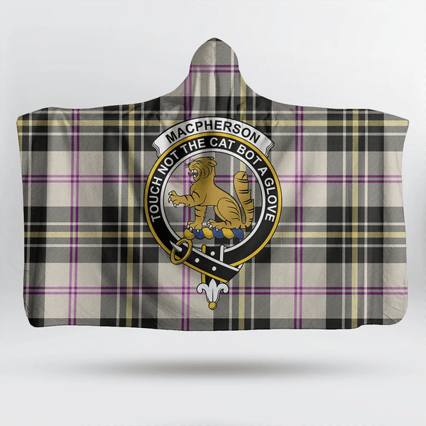 MacDonald of the Isles Hunting Ancient Tartan Classic Crest Hooded Blanket