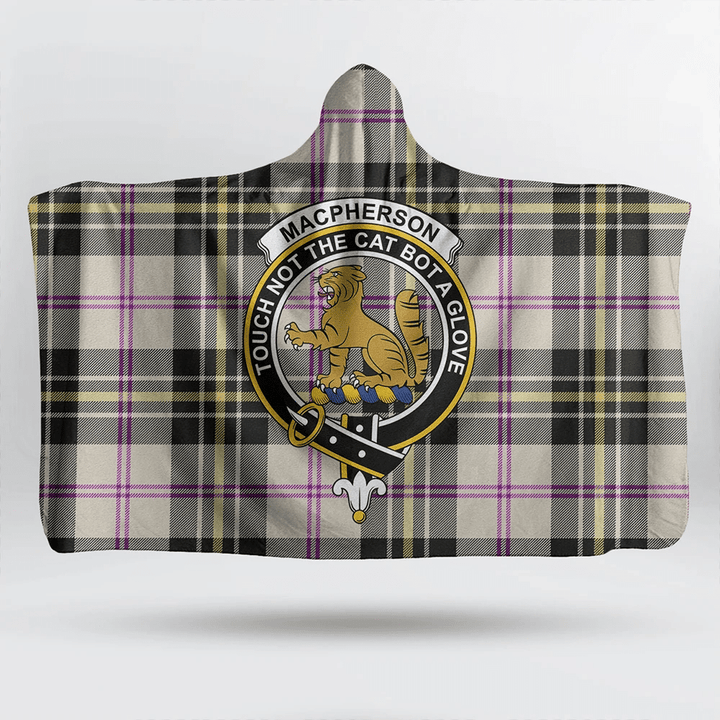 MacDonald of the Isles Hunting Ancient Tartan Classic Crest Hooded Blanket
