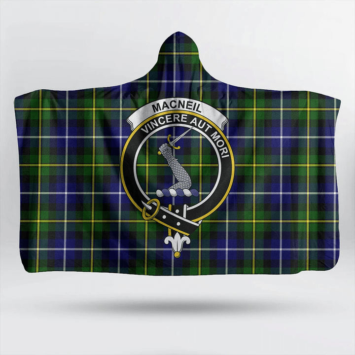 Wishart Dress Tartan Classic Crest Hooded Blanket