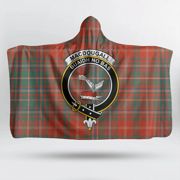 Ramsay Modern Tartan Classic Crest Hooded Blanket