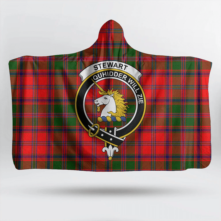 Morrison Modern Tartan Classic Crest Hooded Blanket