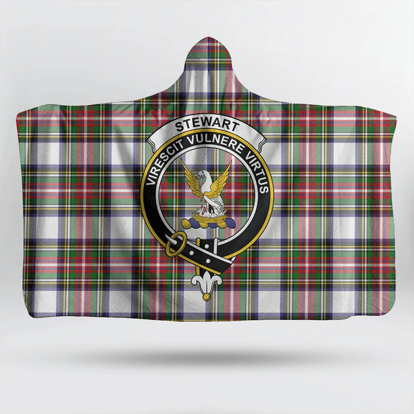 Mercer Modern Tartan Classic Crest Hooded Blanket
