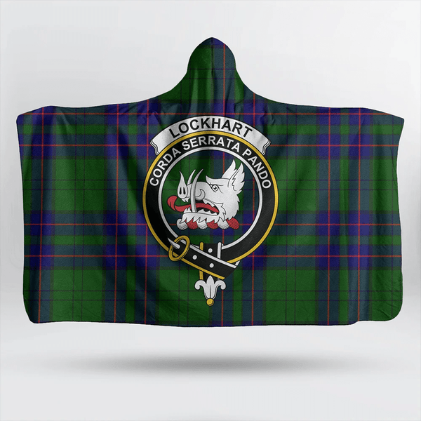Lockhart Tartan Classic Crest Hooded Blanket